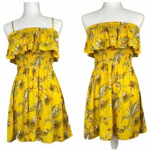 Express | Floral Ruffle Mini Dress